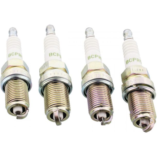 Bougies Kit NGK 4x BCPR5E V-Line Bougie résistance, 19,0mm long filetage Ø 14,0mm, 1145 / 6345