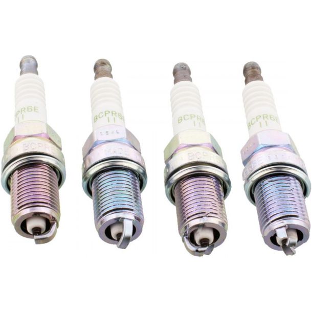 Bujías Juego NGK 4x BCPR6E-11 V-Line bujía resistencia, 19,0mm rosca larga Ø 14,0mm, 3132 / 5282
