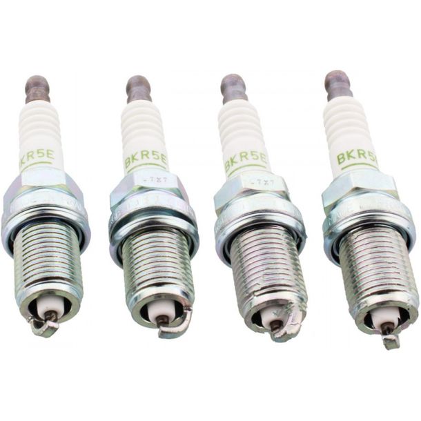 Candele set NGK 4x BKR5E V-Line candela resistenza, 19,0mm filetto lungo Ø 14,0mm, 1667 / 4803 / 7938 / 96628