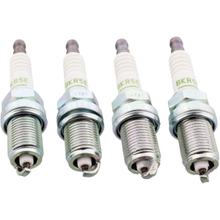 Zündkerzen Set NGK 4x BKR5E V-Line Zündkerze entstört, 19,0mm Langgewinde Ø 14,0mm, 1667 / 4803 / 7938 / 96628
