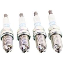 Zündkerzen Set NGK 4x BKUR6ET-10 V-Line Zündkerze entstört, 19,0mm Langgewinde Ø 14,0mm 3-Massen-Elektrode, 2397 / 3045 / 96723