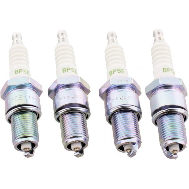 Bougies Kit NGK 4x BP5E V-Line Bougie, 19,0mm long filetage Ø 14,0mm, 2364 / 4669