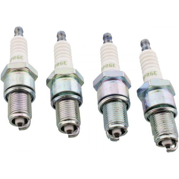 Candele set NGK 4x BPR6E V-Line candela resistenza, 19,0mm filetto lungo Ø 14,0mm, 2268 / 6464