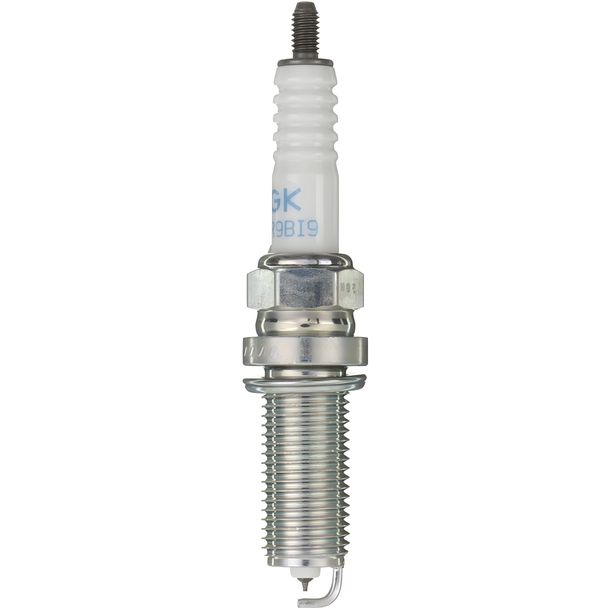 Spark plug NGK LKAR9BI9 iridium resistor, 26,5mm long thread reach plug Ø 12,0mm, integral terminal, 6205