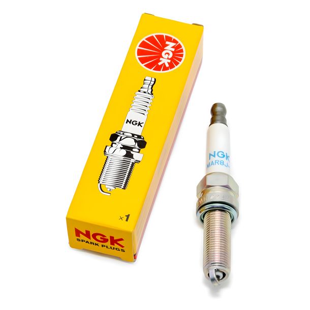 うさ Spark plug NGK LMAR8J-9E resistor, 26,5mm long thread reach plug Ø