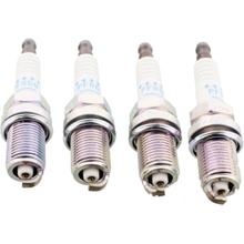 Zündkerzen Set NGK 4x PFR6Q V-Line Platin-Zündkerze entstört, 19,0mm Langgewinde Ø 14,0mm 4-Massen-Elektrode, 5773 / 6458 / 97387