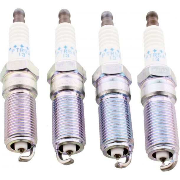 Candele set NGK 4x PTR5A-13 V-Line Platino-Candela resistenza, 17,5mm filetto lungo Ø 14,0mm, 2467 / 7586