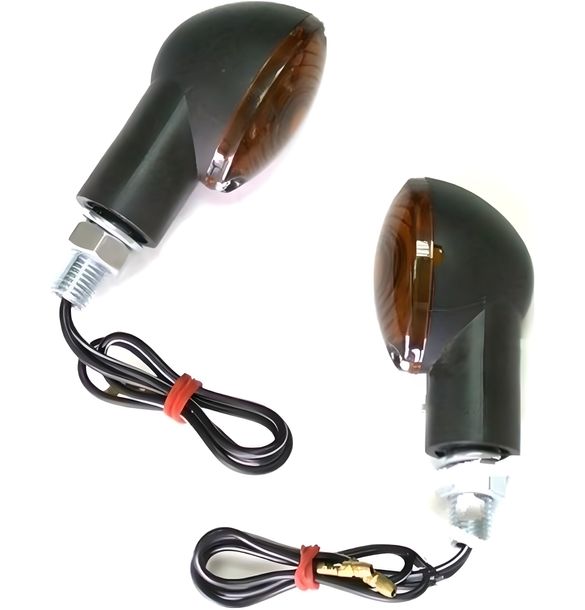 Blinker JMP Cateye kurz Rauchglas schwarz