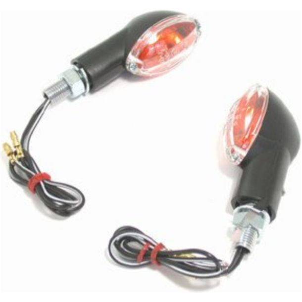 Blinker JMP Cateye kurz weiß schwarz