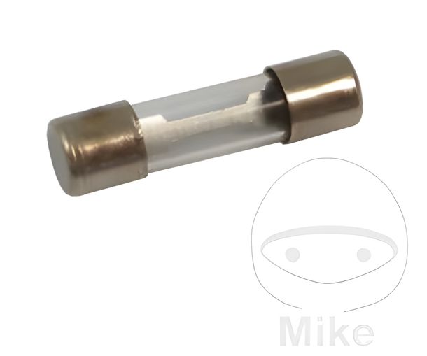 JMP 25mm 30A glass fuse, 5 pieces