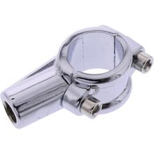 JMP chrome mirror clamp 22mm M10x1.25 left