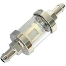Kraftstofffilter JMP 8mm chrom Glaskörper