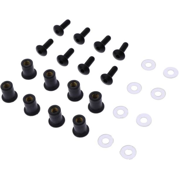 Verkleidungsschrauben Set JMP Aluminium schwarz M5  Heavy Tuned: Günstige  Preise für Rollerteile, Motorrad Ersatzteile, Mofa, Vespa & mehr