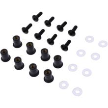 JMP aluminum black M5 fairing screw set