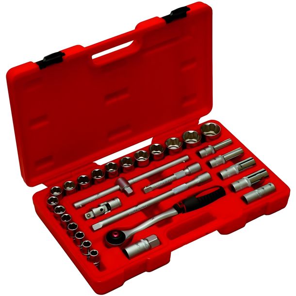 29-piece JMP 1/2 inch socket wrench set