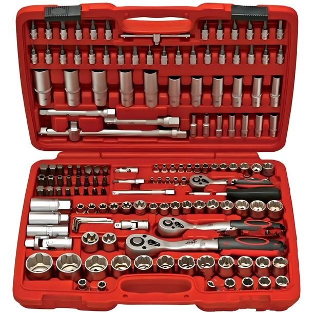 Set di 150 chiavi a bussola JMP 1/4-3/8-1/2