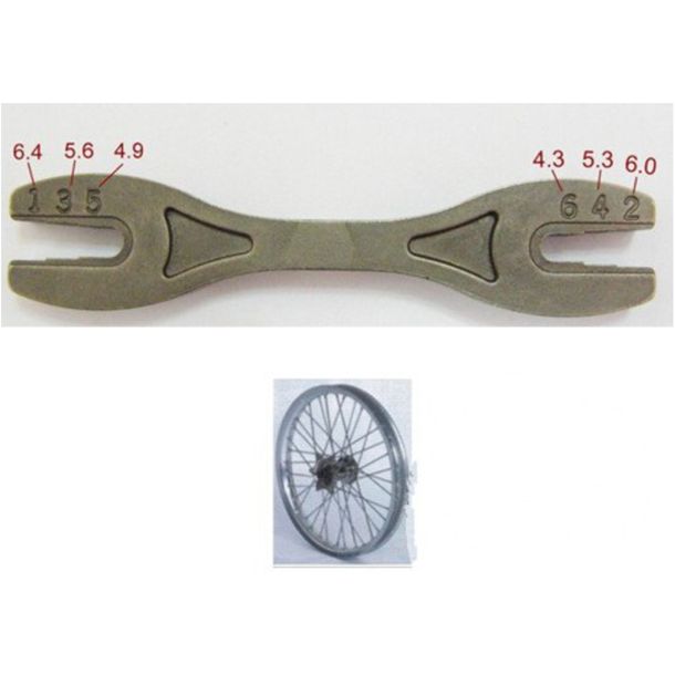 Llave de radios universal JMP