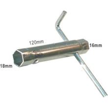 Zündkerzenschlüssel JMP 120mm Schlüsselweite 16/18 mit abgewinkeltem Knebel