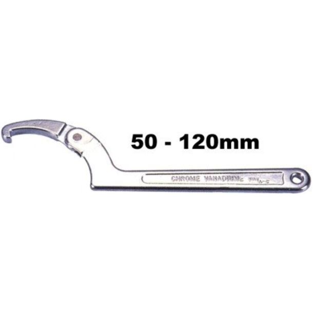 Chiave a gancio JMP 50-120 mm con giunto