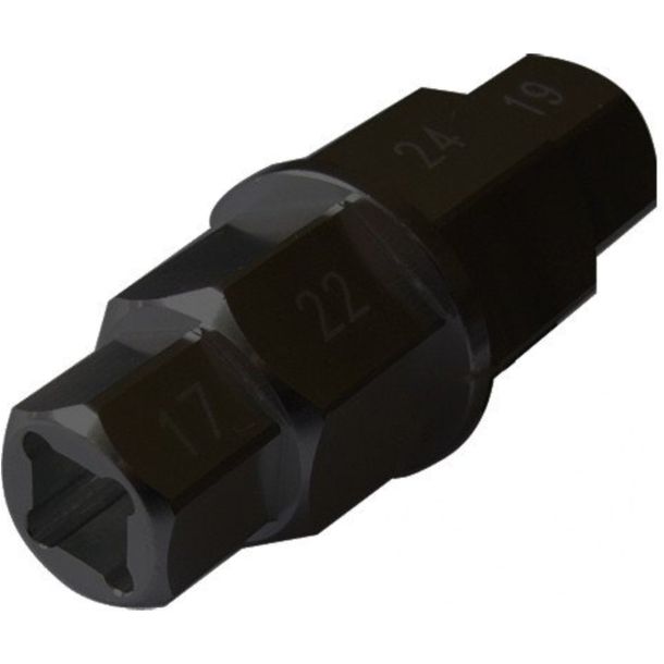 JMP axle socket 70 mm SW17/19/22/24mm