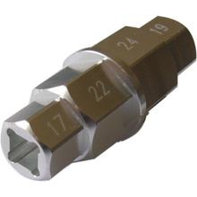 JMP axle socket 70 mm SW17/19/22/24mm aluminum