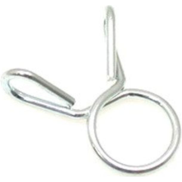 Clip JMP per tubo carburante zincato da 9 mm, confezione da 20