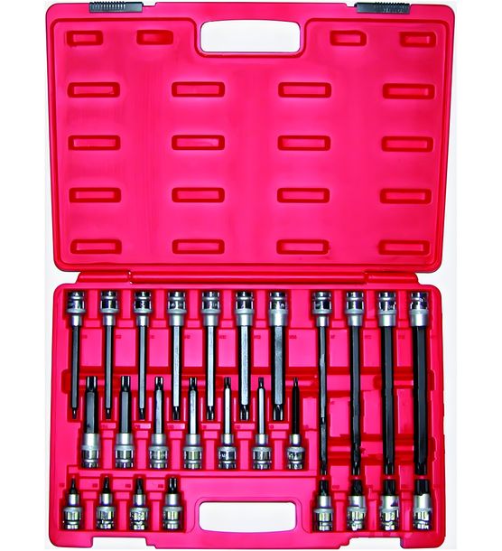 Jeu de clés à douille multidents JMP 1/2 pouce, 26 pièces