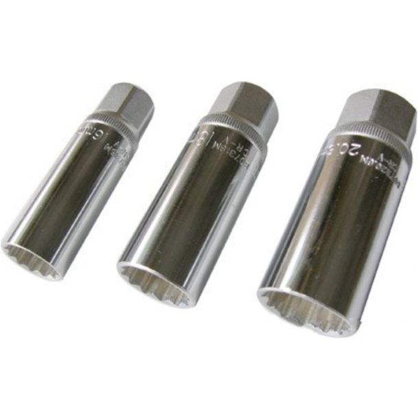 Stecknuss JMP Zündkerze 70mm Schlüsselweite 16/18/21 3/8 mit Magnet