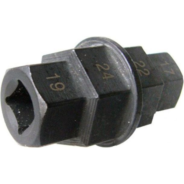 Stecknuss JMP Achse 50mm SW17 / 19 / 22 / 24mm