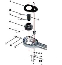 Kit de reparação JMP chave dinamométrica 1/4"