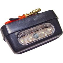 Luce targa JMP LED nera 26x56x20mm