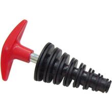 Tampão de Escape JMP 10/35mm preto com punho para Aprilia SR R LC Street, Gilera Runner 1 FXR FX SP Racing Sport Stalker WWW AC Honda X8R-S Factory DNA