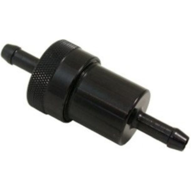 Kraftstofffilter JMP 6mm Aluminium schwarz