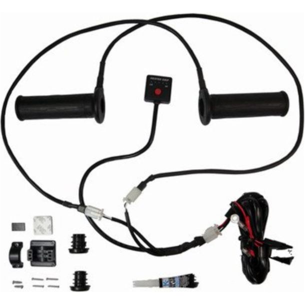 Heizgriffe JMP 5 stufig offen 22mm für BMW R 11 GS Adventure 1 1 50 / 65 / 70 / 80 / 90 / 100 / 105 / 107 / 125 / 150 / 180 / 200 / 240 / 250 / 251 /