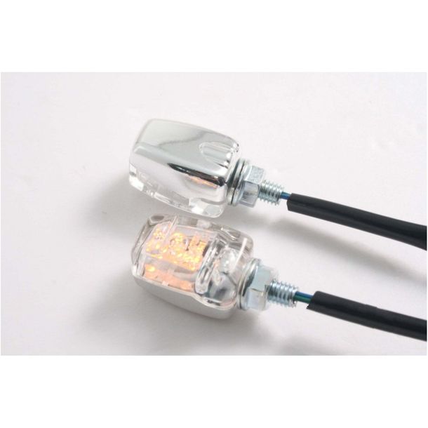 Blinker JMP MINI2 LED weiß chrom