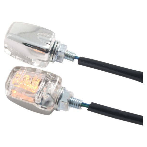 Blinker JMP MINI2 LED weiß chrom