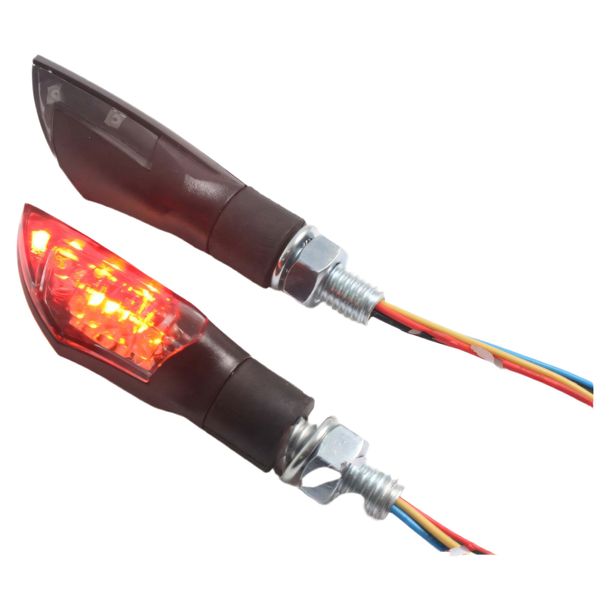 Blinker JMP RELEASE LED mit Brems- und Rücklicht Rauchglas schwarz