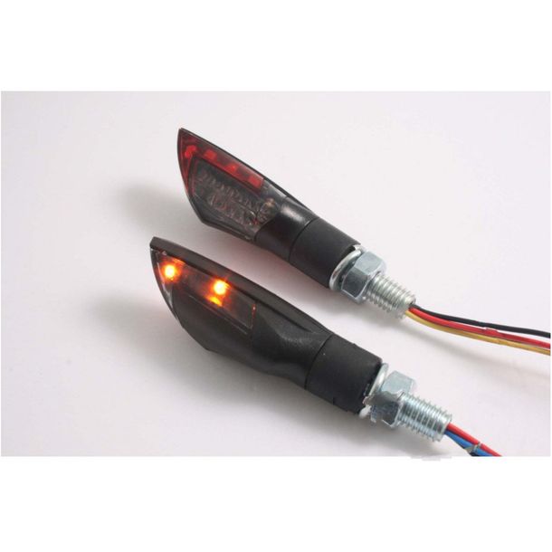 Indicator JMP RELEASE LED with brake and rear light red smoked glass black