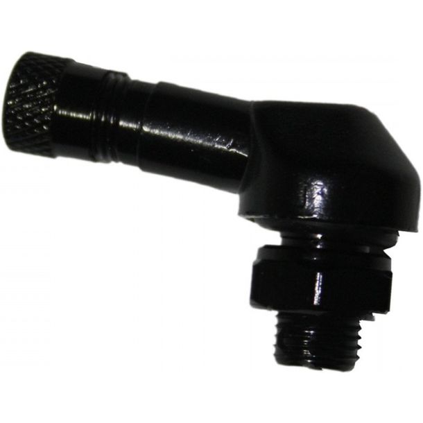 JMP angled aluminum valve, black 8.3 mm