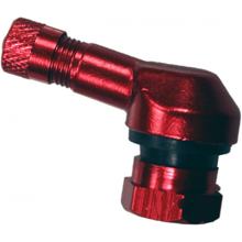 Valvola angolata in alluminio JMP, rossa 11,3 mm