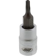 Soquete JMP Torx 1/4 TH10 com furo