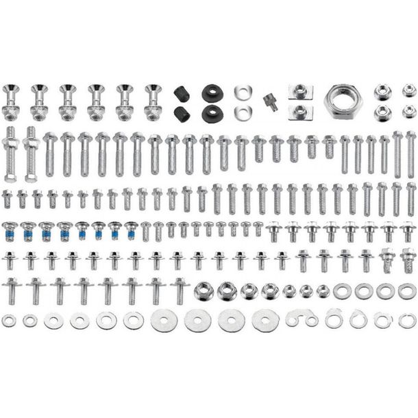 Juego de tornillos JMP Motorrad de 154 piezas para KX/Kxf, Kawasaki KX F 125/250/450/500 cc modelos 2003 - 2015
