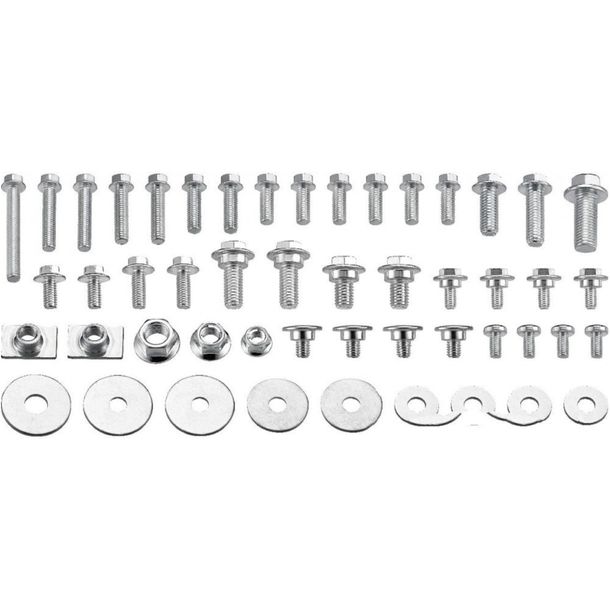 Set di viti per moto JMP, 50 pezzi, per CR/CRF, Honda CR R CRF X FB 125/150/250/450/500 cc anno 2000 - 2019
