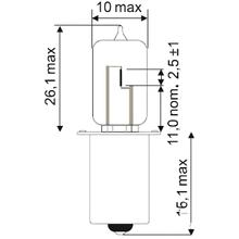 Lamp JMP HS2 6V15W Px13,5S 1 stuk