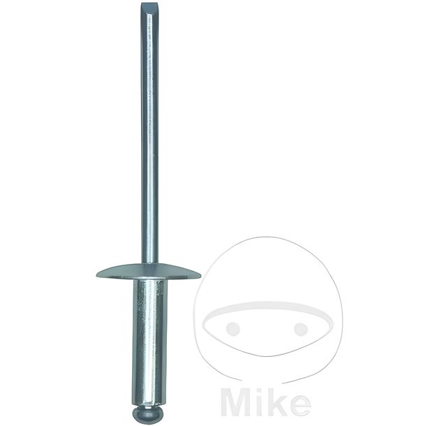 Lot de 10 rivets aveugles JMP 4,0x14,0 mm