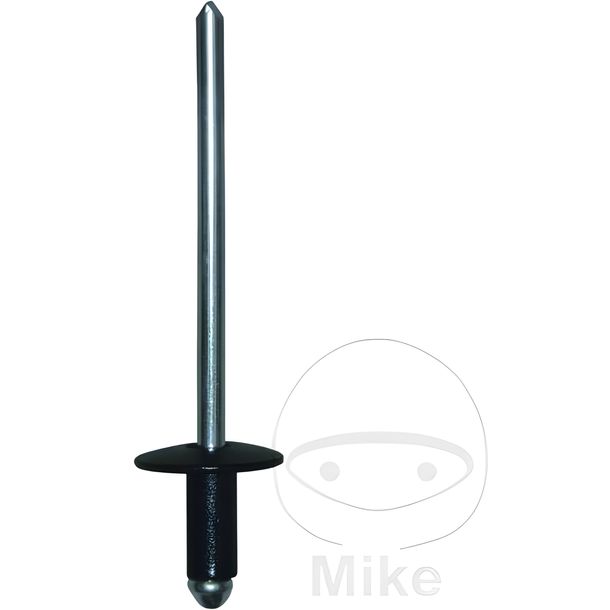 JMP 4.0x8.0mm blind rivets 10 pieces
