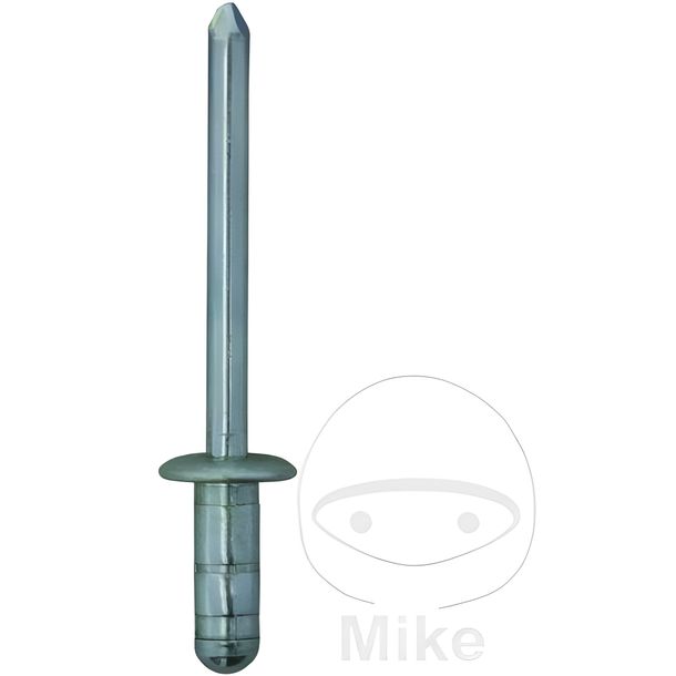 Rivetti ciechi JMP 4,8x11,0 mm 10 pezzi