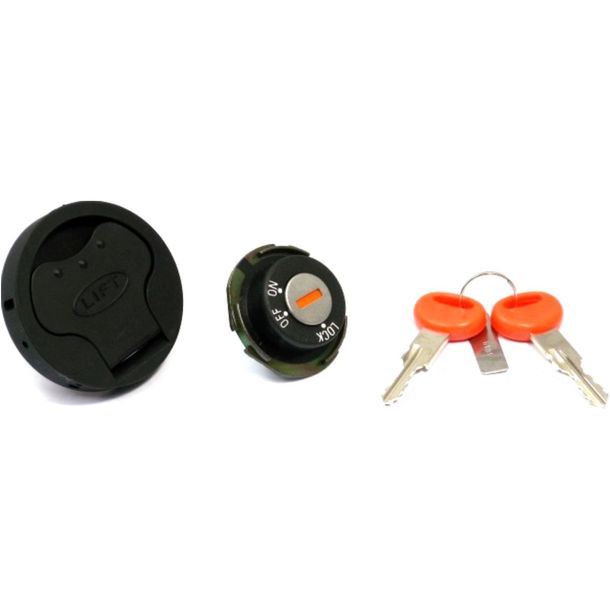 Serrure d'allumage en 2 pièces JMP pour Piaggio NRG Power AC, Gilera Runner SP VX MC3 LC Peugeot Jet Force TSDI Aprilia Area 51 Purejet Derbi Senda SM DRD X-Treme