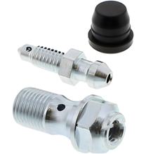 Tornillo purgador JMP con válvula M10x1,00 mm para BMW R GS Adventure F RT, KTM LC4 SMC ABS 125/250/300/350/360/380/400/440/450/505/