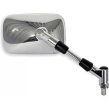 Rétroviseur droit chromé JMT pour Suzuki VL Intruder C GZ Marauder M/U 125/250/800/1500 ccm année 1998 - 2013